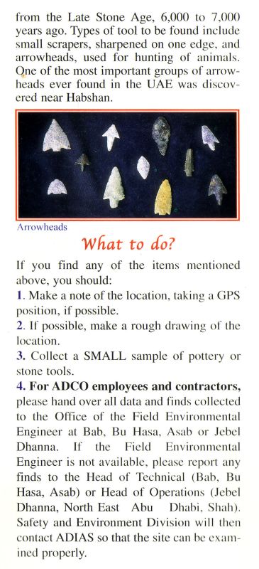 ADCO - ADIAS Archaeology Leaflet Page 5/6