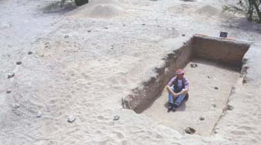 One of the circular structures at Dalma (Photograph by Dr Mark Beech)
