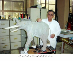 Scale model of Stegotetrabelodon syrticus