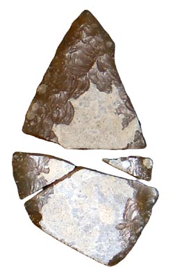 The flint "dagger" from Rumaitha (Photograph by Dr Mark Beech)